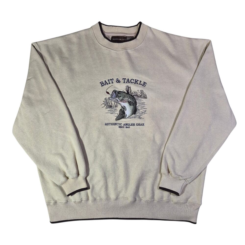 (XXL) Woodland Trail Bait & Tackle Bass Sweatshirt